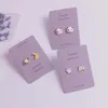 Stud Earrings Version Of The De-Lovely Adorable Panda Head Treasure Fun 925 Silver Earing Pierceless Clip-on Ear