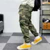 Herenbroeken Herenbroeken Camouflage Haremjoggers Cargobroeken voor heren Hiphop Casual Zakken Joggingbroeken Mannelijke oversized broeken Herenbroeken 230309