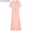 Party Dresses Hippie Bohemian Style Long Mexican Embroidered Dress Boho Chic DD025 C