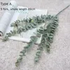 Decoratieve bloemen eucalyptus boom tak plastic kunstmatige kamer decor nep planten bladeren decoratie planta's kunstmatige