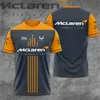 YIB3 2023 Nya herr- och kvinnors F1-team T-shirt S 2023 Summer McLaren Formula One Racing Short Sleeve Round Neck Fashion Outdoor Sports Top 8E6Q