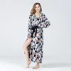 Women's Sleepwear Printing Starry Sky Robe Nightgown Kimono Women Sleep Dress Home Clothes Flannel Winter Hooded Night Long Sleeve Lounge