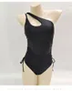 Costumi da bagno da donna Costume da bagno intero con coulisse sexy 2023 Monokini a spalla solida Push Up Costumi da bagno perizoma brasiliano