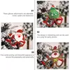 Decorações de Natal 4pcs lindos óculos de padrão de alces para coleta de festas Carnaval