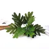 Fleurs décoratives 2 pcs Artificielle Faux En Plastique Feuille Guirlande Feuillage Plante Verte Pour La Maison Jardin Décorations De Fête De Mariage Artificiel