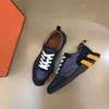 2023ss Luxe Designer Heren Sneakers Beste Topkwaliteit Mode Echt Lederen Platform Schoenen 2 Kleuren Platte Casual Party Bruiloft Schoenen met B mkjkm000001