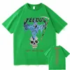 Herr t-shirts gud vill ha dig streetwear skalle reaper grafiska tryck tshirt män kvinnor hip hop mode t-shirts herrar bomull t-shirt g230309