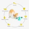 Chat jouets moulin à vent jouet Massage drôle rotatif avec pince LED balle dents nettoyage produits pour animaux de compagnie pour goutte 230309
