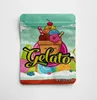 3.5G Gelato Cake Packaging Påsar Ice Cream Packaging Påsar Mylar EDibles Väskor Lukt Proof Reserable Zipper Pouch Wholesale