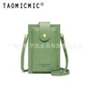 Touch screen mobile phone bag Women's Messenger Bag Pu Simple Thin Multi Card Touch Screen Mobile Phone Bag 230309