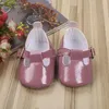 Sapatos atléticos bebê menina princesa criança não deslizamento liso de couro pu mole de couro de borracha de borracha adorável infantil os primeiros caminhantes 0-24m