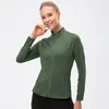 Laufjacken Antibom Sport Damenjacke Langarm Reißverschluss Yoga Mantel Elastische Fitness Gym Kleidung Schnelltrocknend Training Energie Top