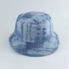 Cappelli a tesa larga Cappello a secchiello in denim lavato Cappello pieghevole a tinta unita Cappelli da sole per uomo Donna Berretto da pesca da caccia Cappello da pescatore all'aperto Cappello a secchiello Panama R230308