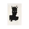 Basquiat peintre d'art abstrait travaille Street graffiti style affiche peinture suspendue Noyau de peinture sur toile sans cadre