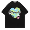 القمصان للرجال جمجمة طباعة القطن t قميص رجال القوطية كبيرة الحجم الشارع الهيب هوب بانك روك tshirts harajuku tees الأزياء قصيرة الأكمام tee top g230309