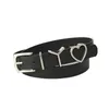 Пояс уникальные любовные буквы Y Pu Belt Women Fashion Silver Buckle Black White Женские джинсы платье пояс дизайн бренда 2023