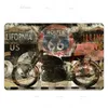 Personnalisé Route 66 Tin Signs Dad's Garage Metal Tin Sign My Tool Metal Painting My Rules Shabby Chic Wall Bar Home Art Motor Decor Home Garage Wall Decor Taille 30X20 w01