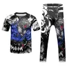 Boks Robes MMA Kids Rash Guard Bjj T-Shirtpant Seti Jiu Jitsu Şort Çocuk Kickboks Muay Thai Fighting Sportwear Box Giyim 230309