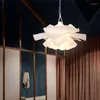 Pendant Lamps Nordic Designer LED Chandelier Acrylic Art Modern Minimalist Living Room Dining Bedroom Balcony Special-shaped Light