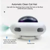 Cat Toys Automatic Feather Teaser Interactive Activity Electric Crazy For Kittens Intelligent USB Rechargeable LED 230309