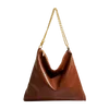 Sacs Femme décontractée Sac à épaule grande capacité PU Vegan Leather Hobo Hobo Handbag Lady Souchy Design Solie Shopping Tote Purs257l