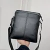 Projektant Duo Shadow Leather Messenger Set Męska torba Męska torba na ramię Crossbody Oryginalna skórzana torba na ramię z pojedynczą głowicą