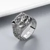 Factory wholesale 2023 New Luxury High Quality Fashion Jewelry for same antique double tiger head ring straight jewelry