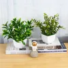 Decoratieve bloemen mini kunstmatige planten simulatie potplanten eucalyptus bonsai voor woonkamer slaapkamer tuin binnenplaats decoratie