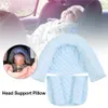 Kuddar Baby Car Seat Pillow Travel Head Neck Support med matchande bälte födda barn huvudstöd bilskyddskudde 230309