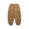 Pantaloni da uomo streetwear americano tasche grandi pantaloni cargo larghi casual abbigliamento uomo pantaloni harem tattici giapponesi harajuku pantaloni techwear 230309