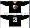 カスタム69 Shoresy Sudbery Bluebry Letterkenny Hockey Jersey Black Blue Custom Number Any Name Men Women