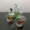 Glass bicycle pot IN STOCK glass pipe bubbler smoking pipe water Glass bong