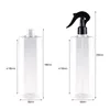 Förvaringsflaskor 500 ml x 12 Trigger Spray Bottle Mist Sprayer Pump Plastbehållare stor storlek för hushållshusrengöring