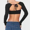 Women's Knits Tees Fashion Women's Tank Top Summer 2PCS Outfit Sets Long Sleeve Shrug Crop Tops Solid Color Mini Tube Tops High Streetwear Y2k W0306