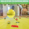 Altri prodotti per il golf 1 set Tappetino da gioco Chip Stick con palline di presa Chipping Strumento di allenamento per la pratica del rilevamento della fibra di poliammide 230308