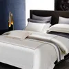 Conjuntos de cama Premium 1000TC Algodão Egípcio Hotel Breve Conjunto de Capa de Edredom 4 Pçs Chique Bordado Cama Edredom Capa Capa de Lençol R230309