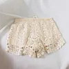 Shorts pour femmes Summer Women's Crochet Femme Casual Beach Woman Holiday Short Pants