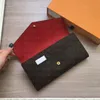 Designer Wallet Top Real Leather Wallet For Women Zipper Long Card Holders Coin Purses Woman Shows Exotic Clutch Wallets With box M60531