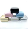 Schmuck Beutel Verpackung Display Box Frauen 2023 Mode PU Leder Halskette Ring Lagerung Organizer Show Case