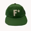 Wang F* Casquette Designer Mektubu İşlemeli Beyzbol Şapkası Moda Sokak Hip Hop Düz Kapağı