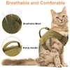 Cat Collars Leads Military Tactical Harness Vest Escape Proof Nylon Dog Puppy Pet for s Small Dogs Training Walking 230309