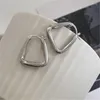 Backs Earrings Simple Silver Color Temperament Women's U-Shaped Geometric Line Clip Friends Gathering Female Jewelry