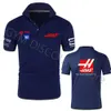 5DGD 2023 New F1 Team Polo Men's Formula One Racer Mick/magnussen Haas Racing Fans Short-sleeve Men/women Shirt Oversized T-shirt