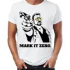 남자 T 셔츠 큰 Lebowski Walter Mark it Zero Funny Quoty Artsy Artwork 티셔츠 Homme 그래픽 탑 Tees Camiseta Men 's