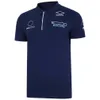 بدلة سباق الدراجات النارية F1 Tshirt Suit 2021 New Team Mens Shortsleeved Shirt Car Sails Forma واحد مصنوع من Sam Dhllu