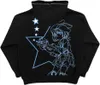 Męskie bluzy bluzy Bluzy Hoodie Gothic punk litery kreskówka kurtka Y2K Harajuku swobodne luźne top amerykańskie street retro zip bluza 230308
