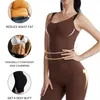 Women's Shapers 1PC Seamless Women Bodysuit Postpartum Slimming Underwear Body Shaper BuLifter Shapewear Waist Trainer Chest Gathered Corset