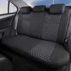 2024 Ensemble de housses de siège de voiture Protection fendue avant et arrière et conception de coussin d'air Carstyling Voitures universelles adaptées pour Kia Rio pour Peugeot307