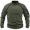 Mens Hoodies Sweatshirts US SWAT Tactical Outdoor Polar Fleece Jacket Hunting Clothes Warm Zipper Pullover Man Windproof Coat Thermal Hiking Sweater 230308