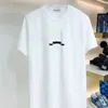 Mesn t-shirt herr casual tryck kreativ t-shirt andningsbar kort ärm brev man kvinna lös mode topp